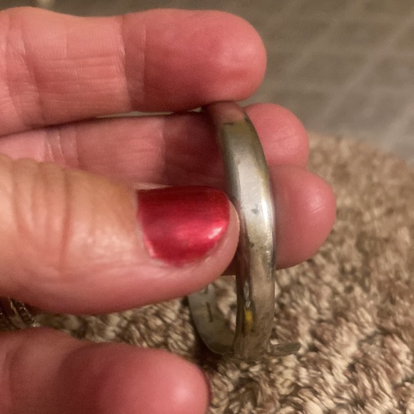 Vintage 925 sterling silver cuff bracelet - Picture 15 of 16